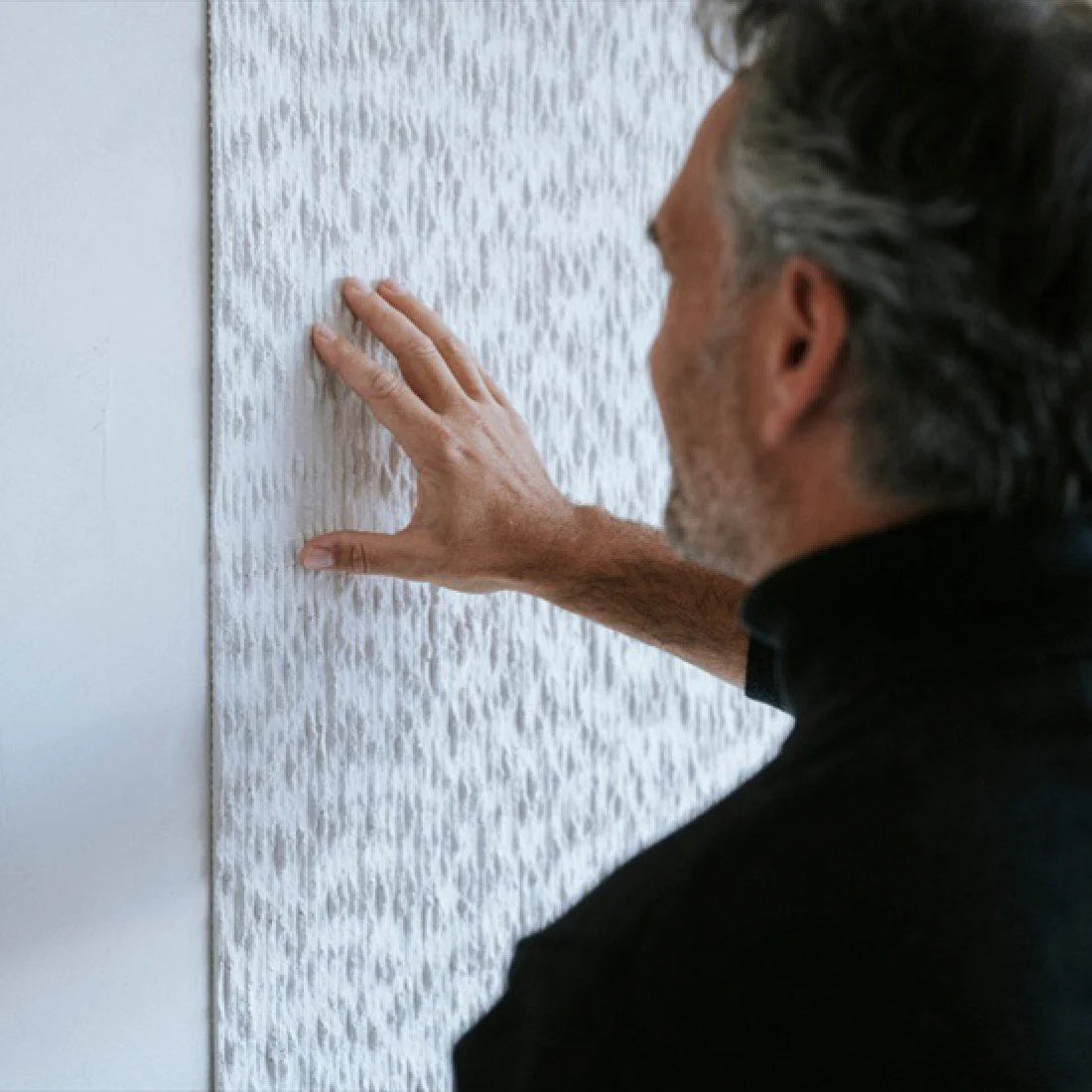 MUOZO - Canyon Ridge OFF-WHITE 60x280 Flexibele Wandpanelen - Brandvertragend & Flexibel