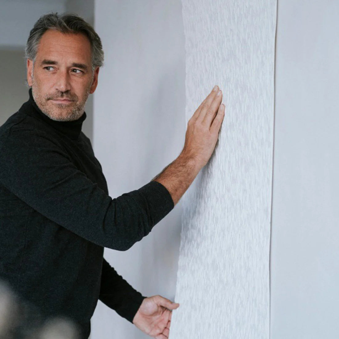 MUOZO - Canyon Ridge OFF-WHITE 60x280 Flexibele Wandpanelen - Brandvertragend & Flexibel