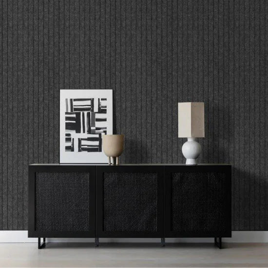 OPPIO Viltpaneel Licht Grijs - JAPANDI - 60x280 cm - Brandvertragend & Geluiddempend