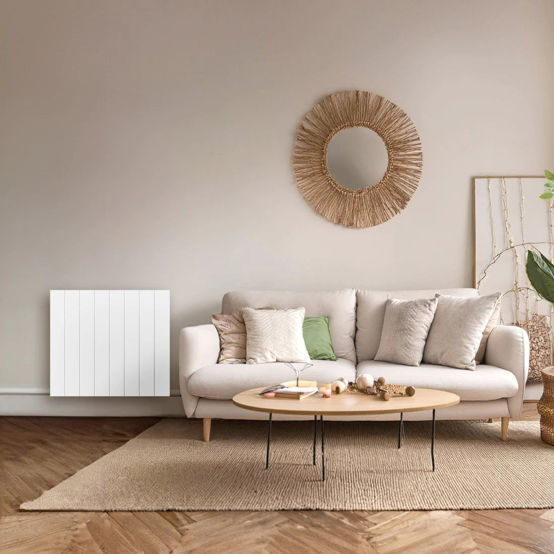 50x67,2 cm - 1500 Watt Ambiente elektrische paneelradiator - Wit (RAL 9016)