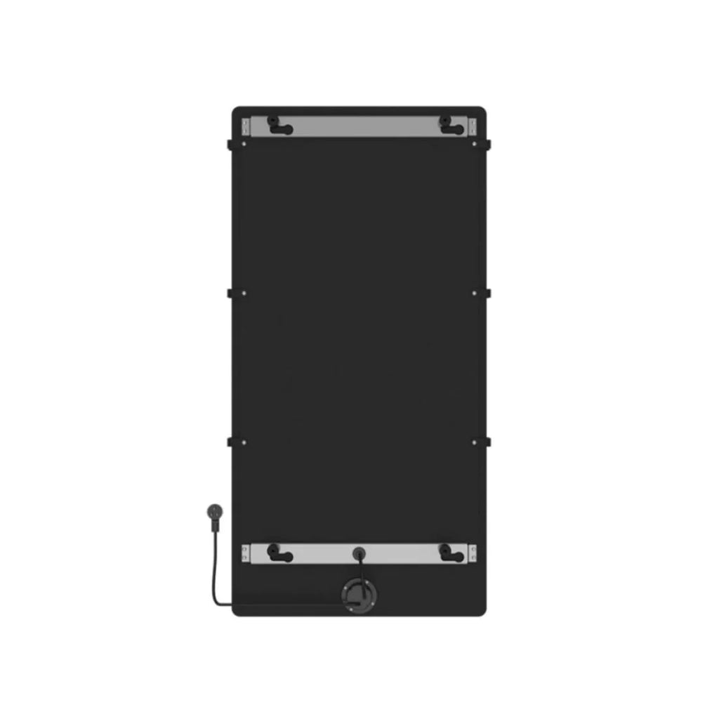 120x60 cm - E-panel elektrische radiator 750 Watt - Mat Zwart