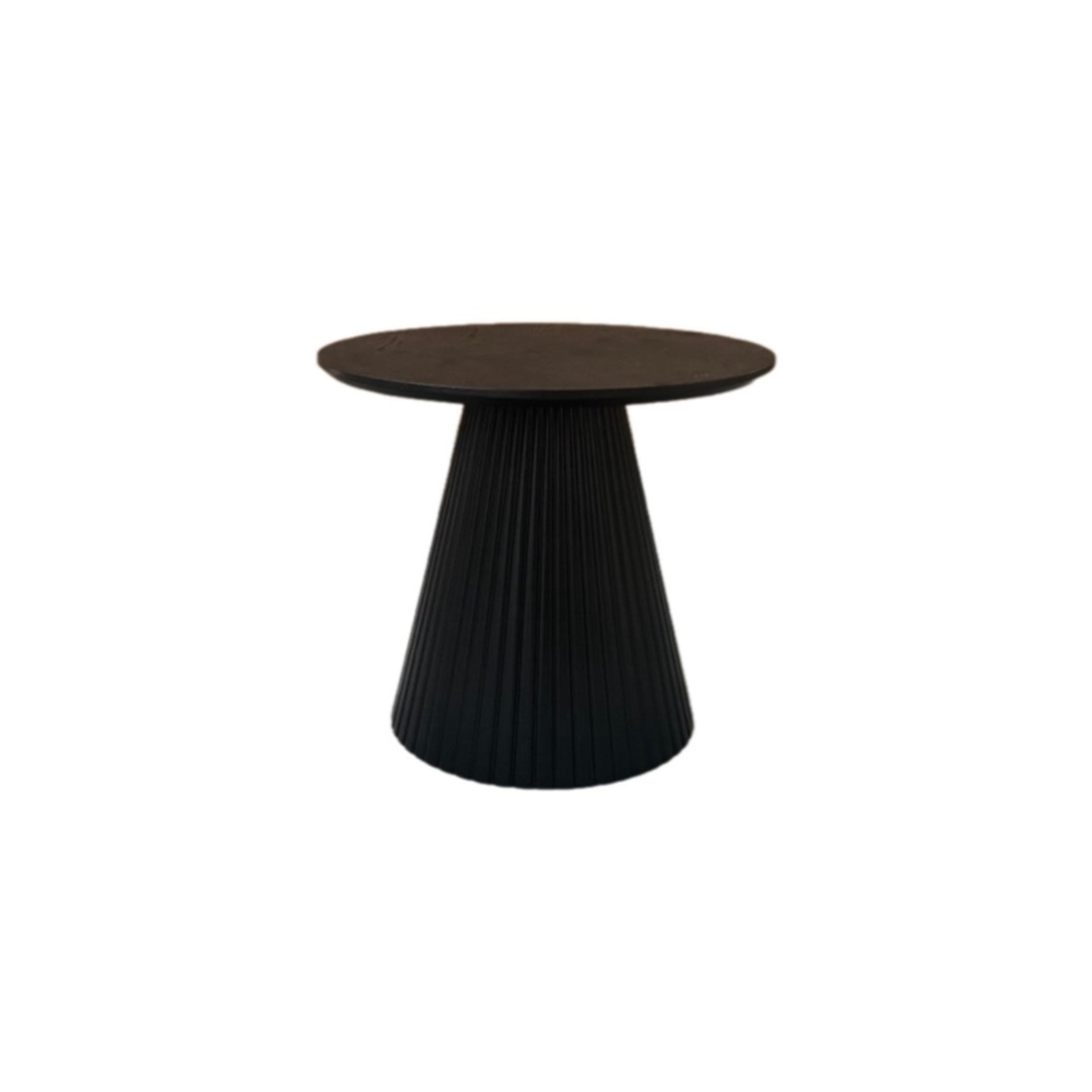 Bijzettafel Kimberly 55x55x55 zwart/visgraat