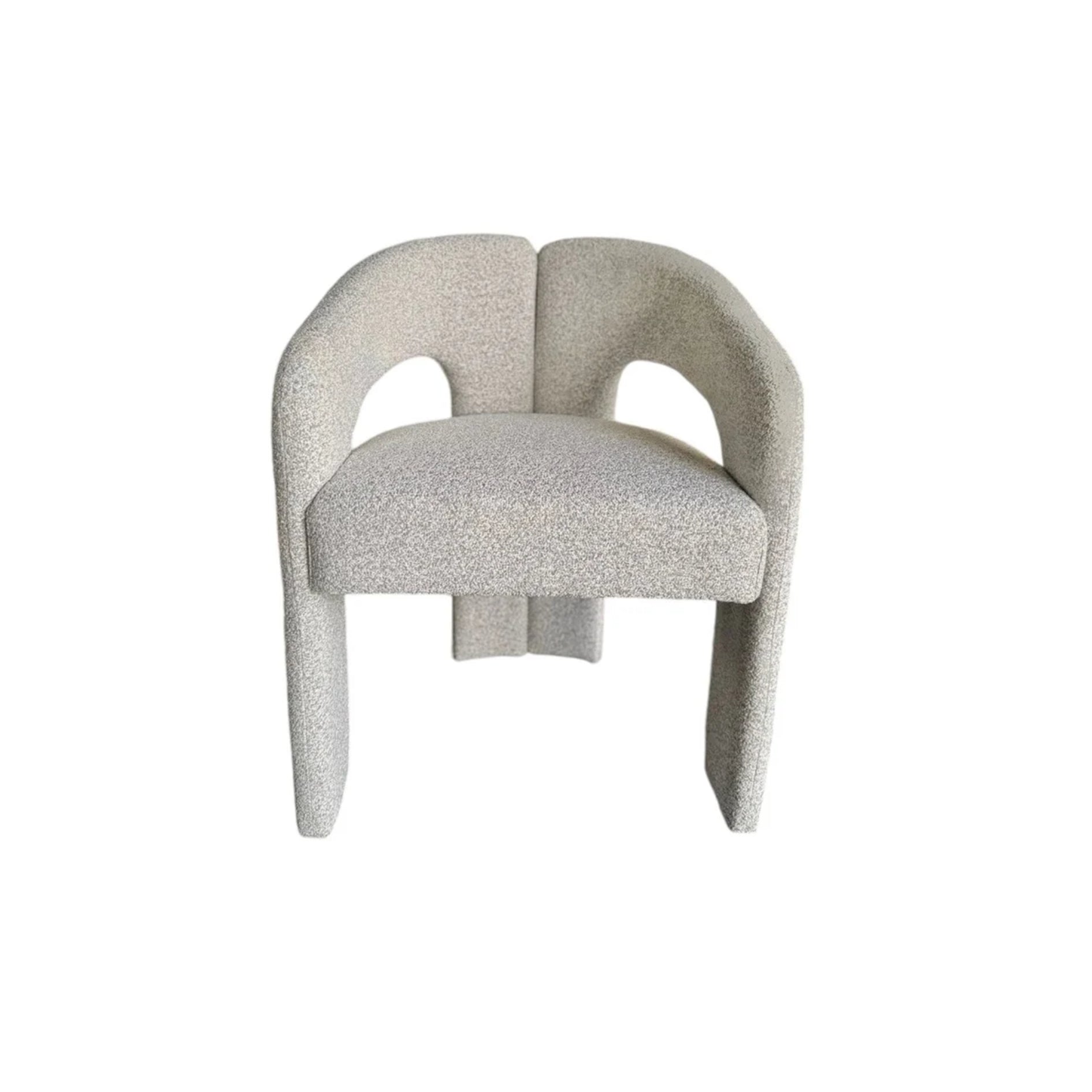 Eetkamerstoel Baroni japandi beige/grijs