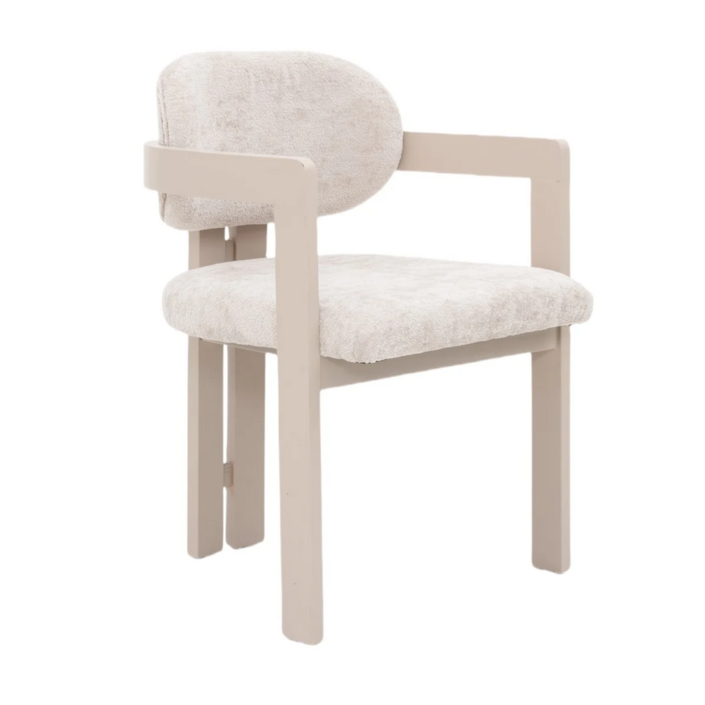 Eetkamerstoel Dubai japandi créme