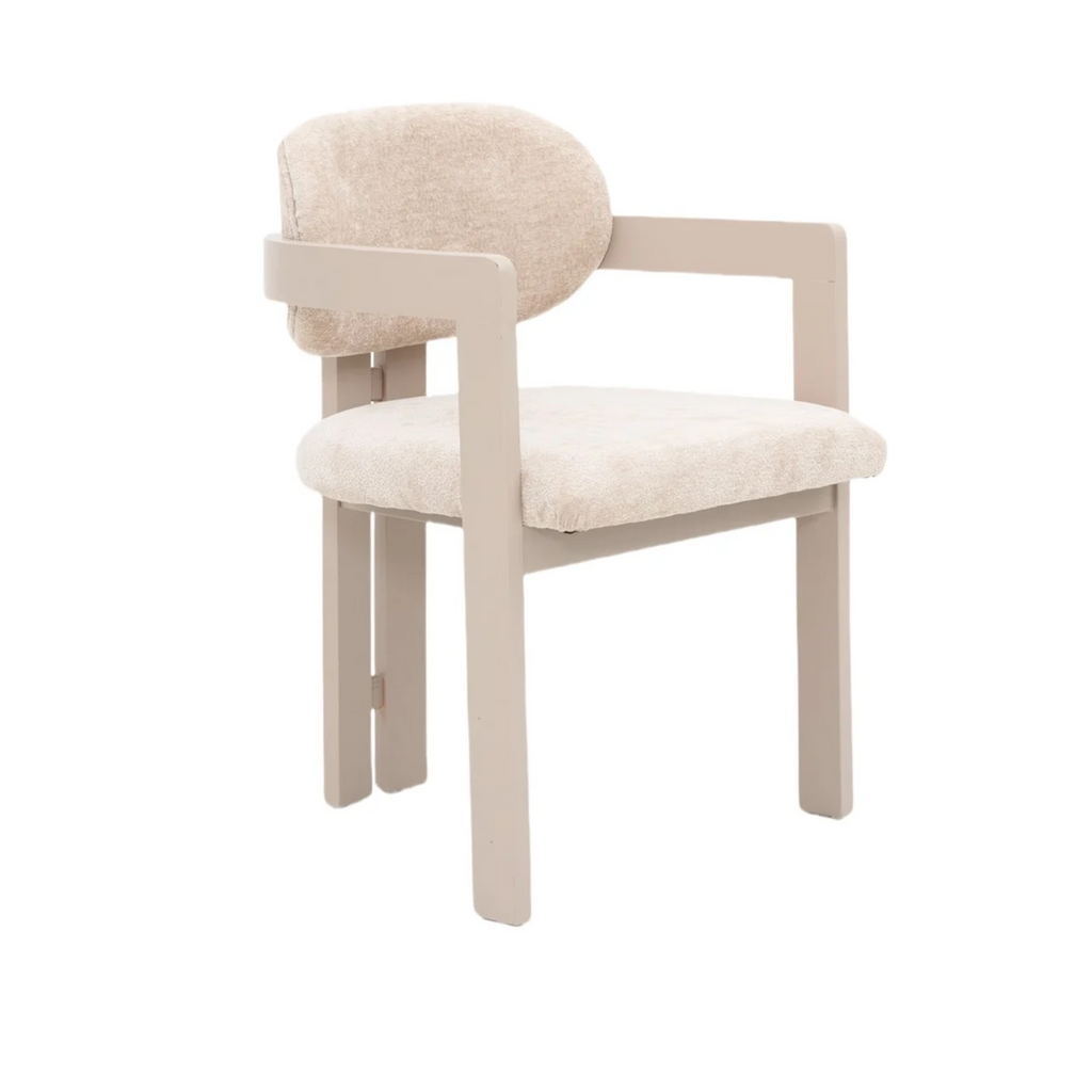 Eetkamerstoel Dubai japandi champagne