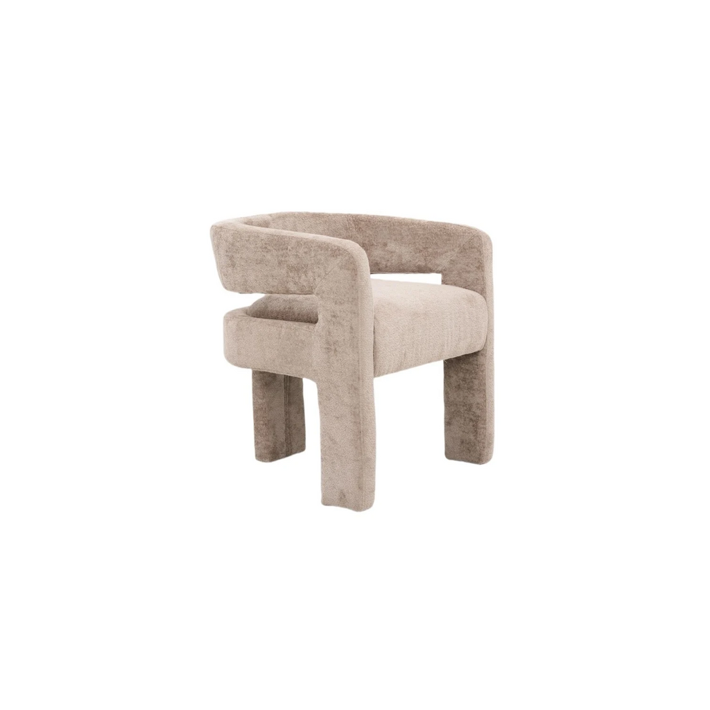 Eetkamerstoel Onix japandi bruin