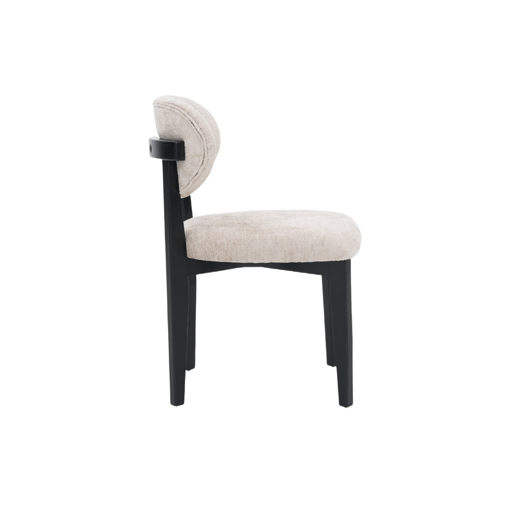 Eetkamerstoel Silla japandi taupe