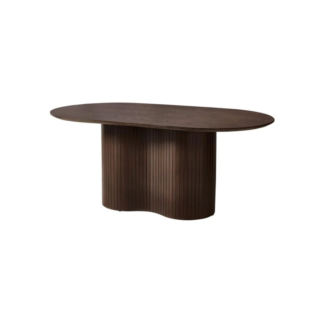 Eetkamertafel Taurus japandi 180X110X76 bruin