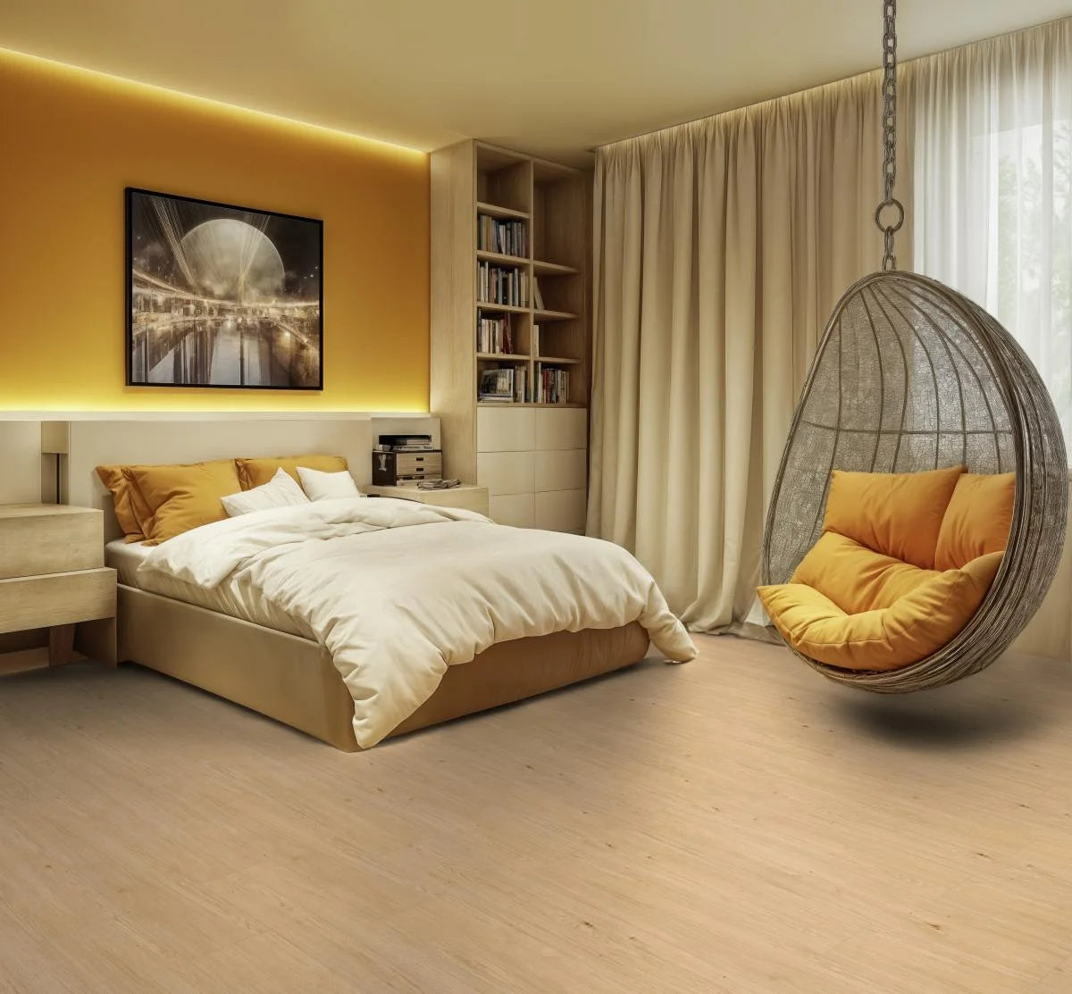 D50931 Craft Oak Camel SWISS NOBLESSE WIDE