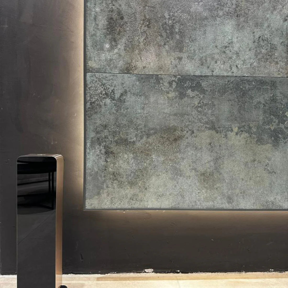 Mersense | Burano Diffuser Zwart / Goud - Dekking tot 900m3