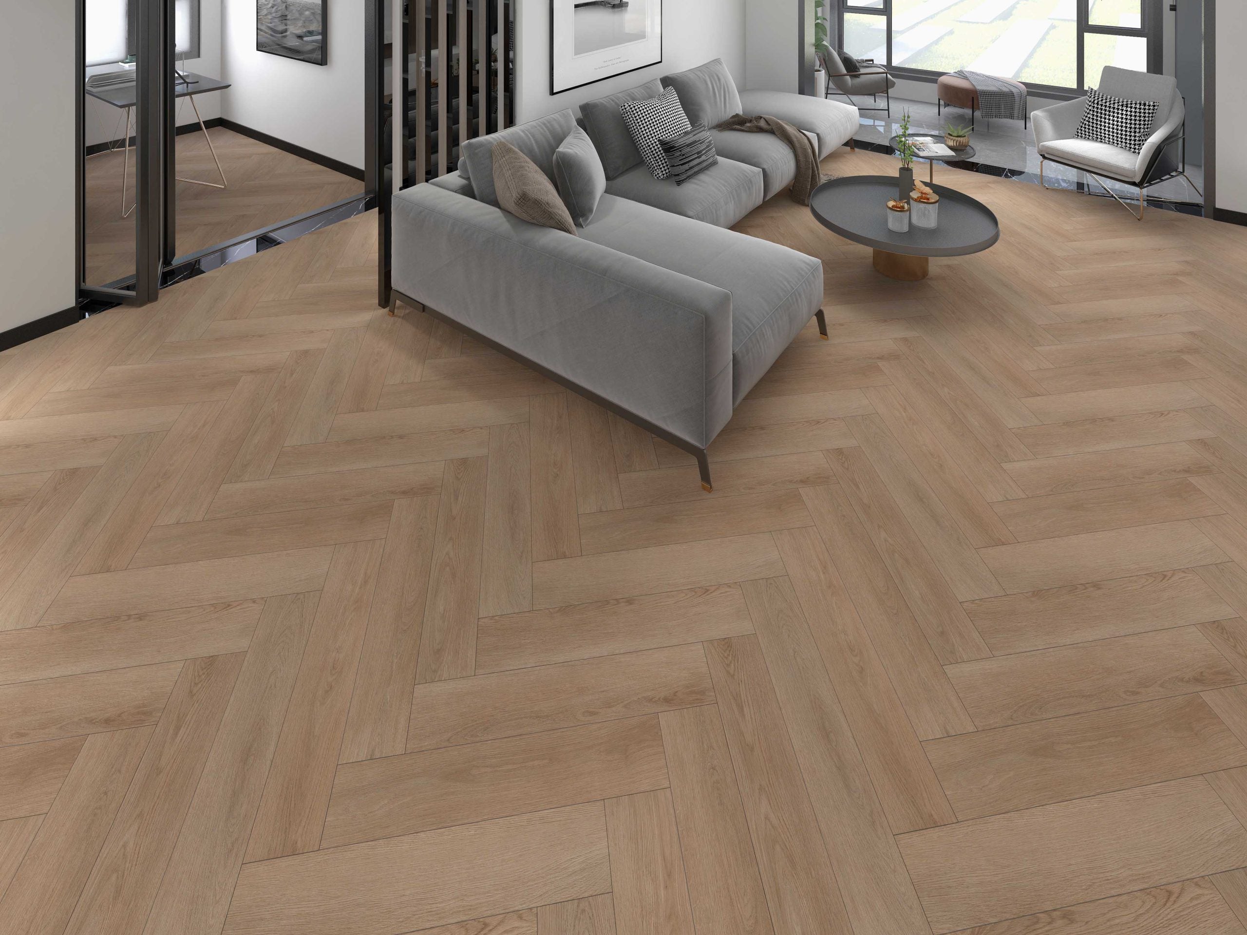 Calitex Visgraat Klik PVC Royals Sahsen Oak RS103