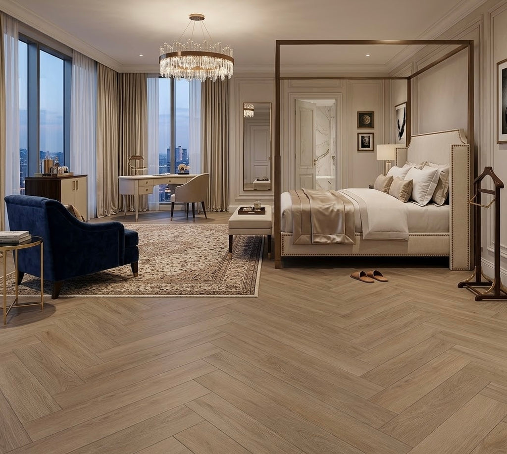 Calitex Visgraat Klik PVC Canyon Oak WD-201-HB (All-in Deal)