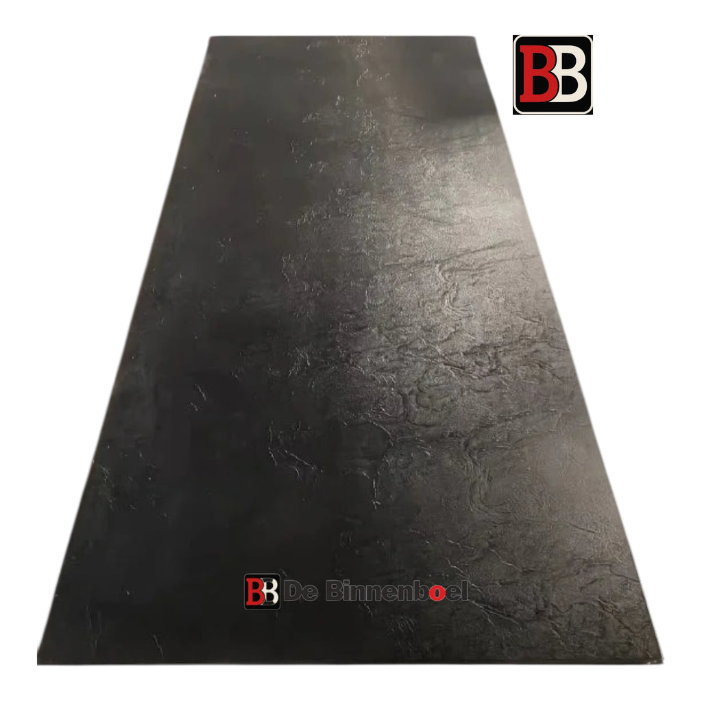 Oppio EFFEN PUUR ZWART PVC Wandpaneel MAT - 120x280x0,3 cm