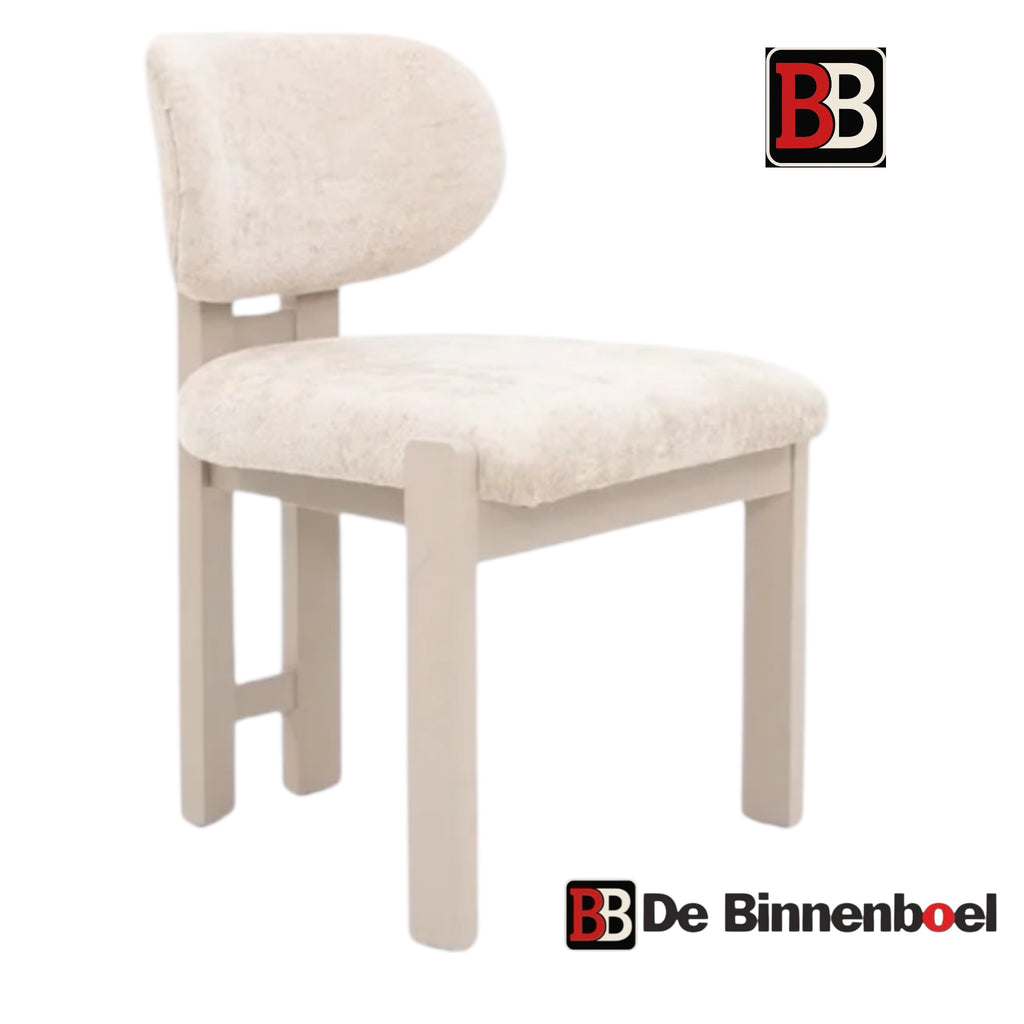 Eetkamerstoel Desirey japandi taupe