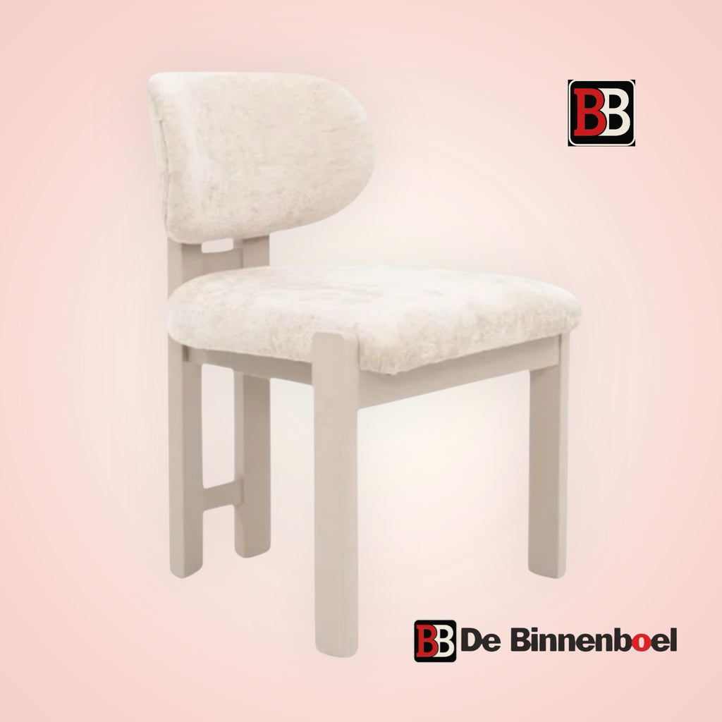 Eetkamerstoel Desirey japandi taupe