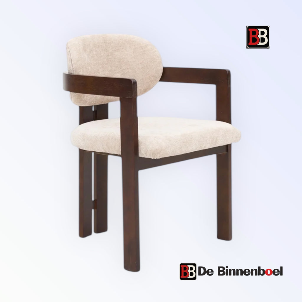 Eetkamerstoel Dubai japandi créme