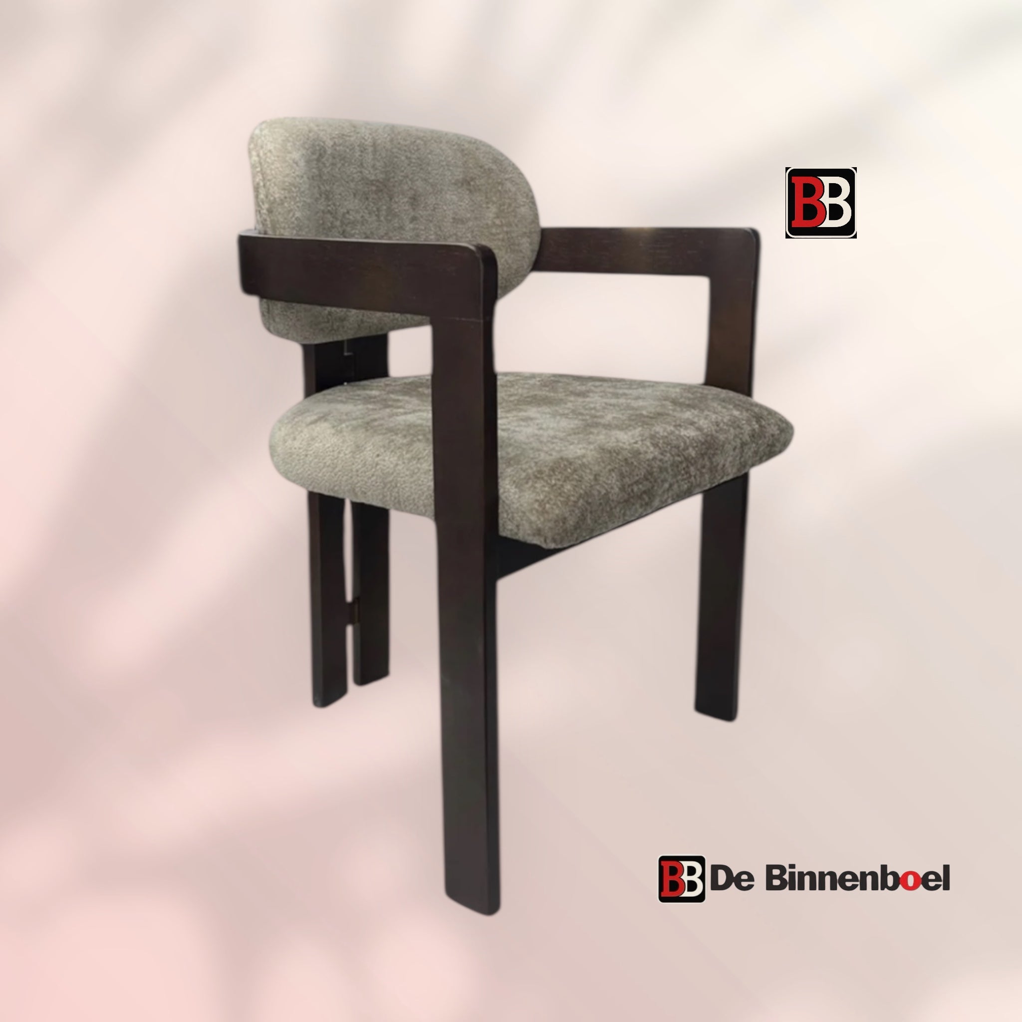 Eetkamerstoel Dubai japandi bruin