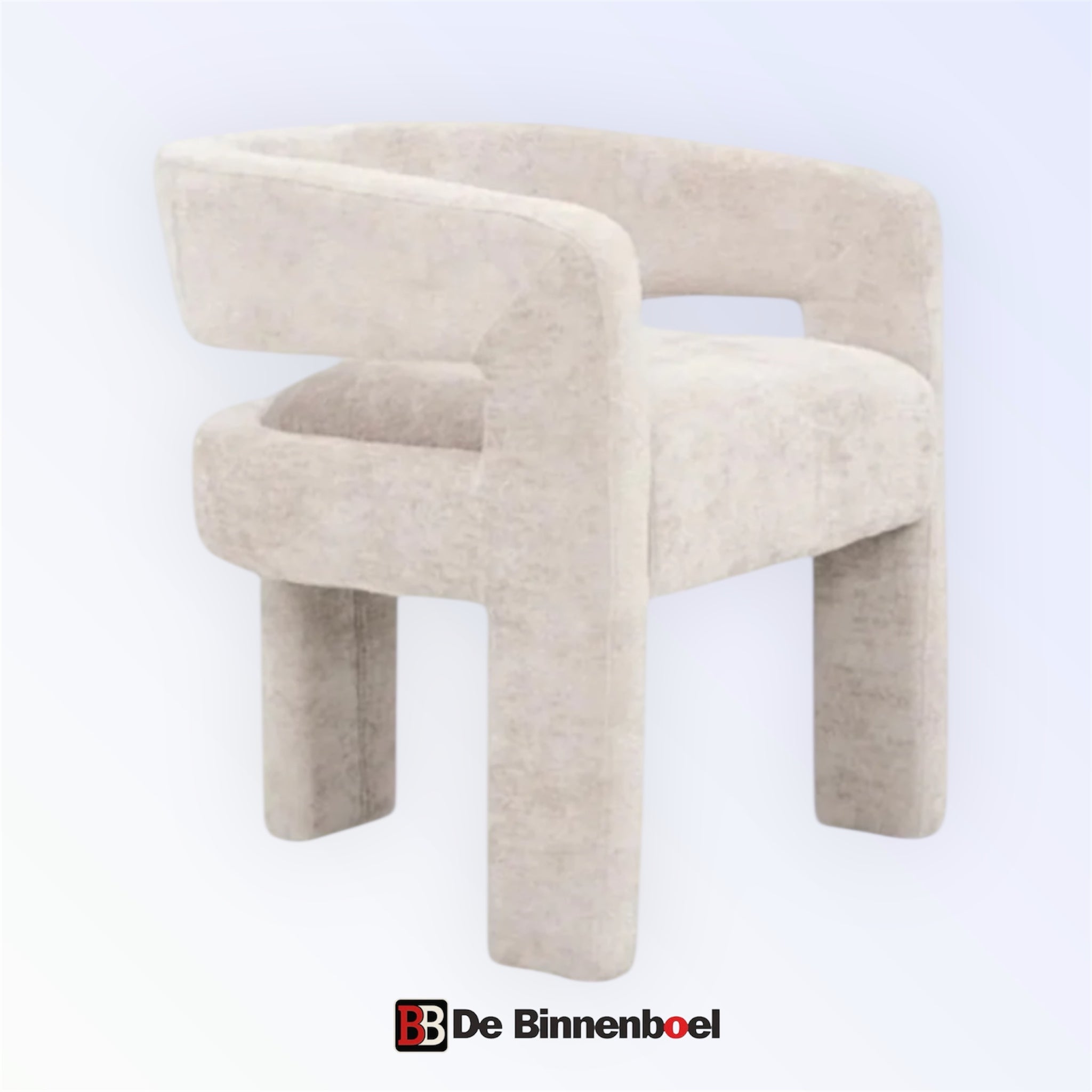 Eetkamerstoel Onix japandi créme