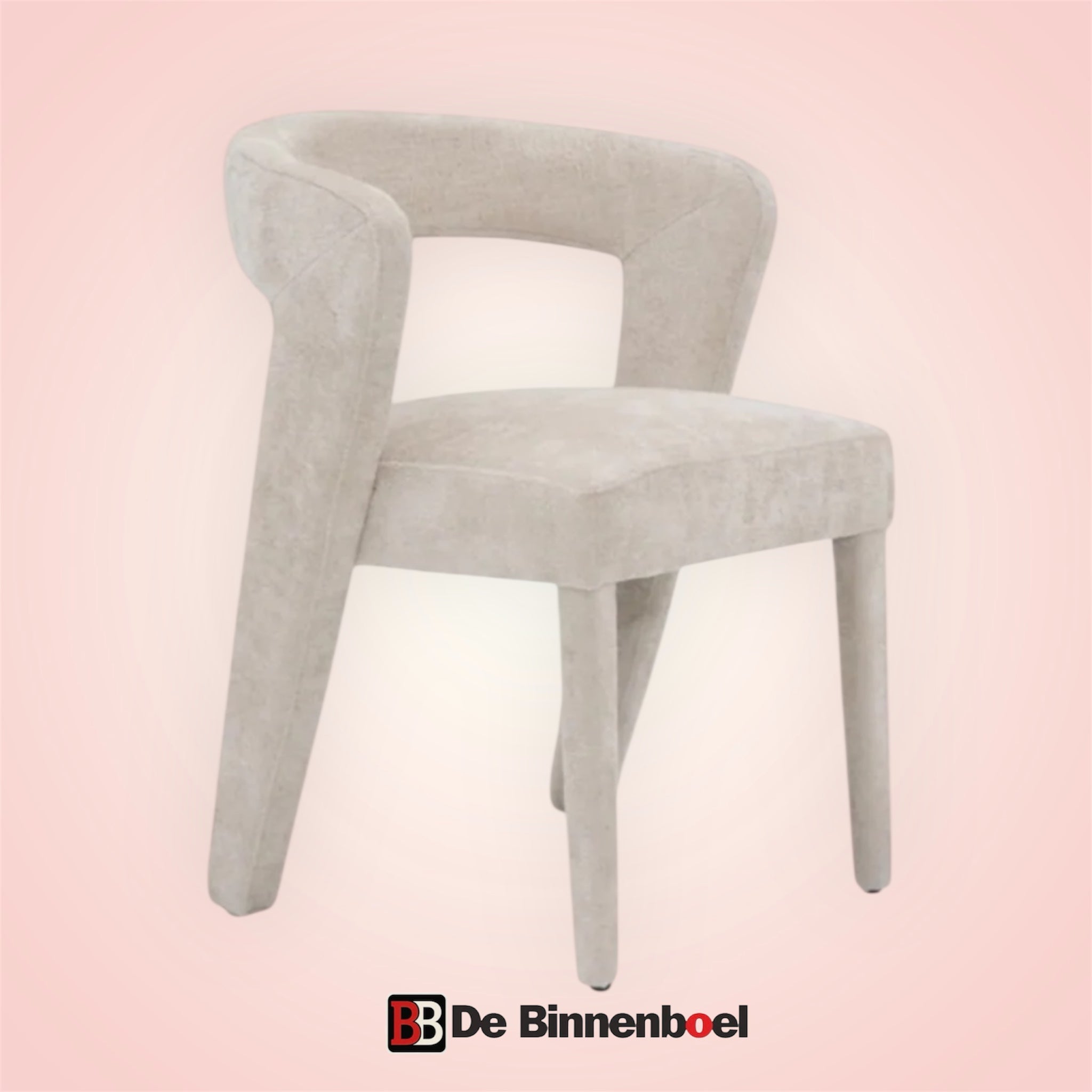 Eetkamerstoel Londen japandi taupe