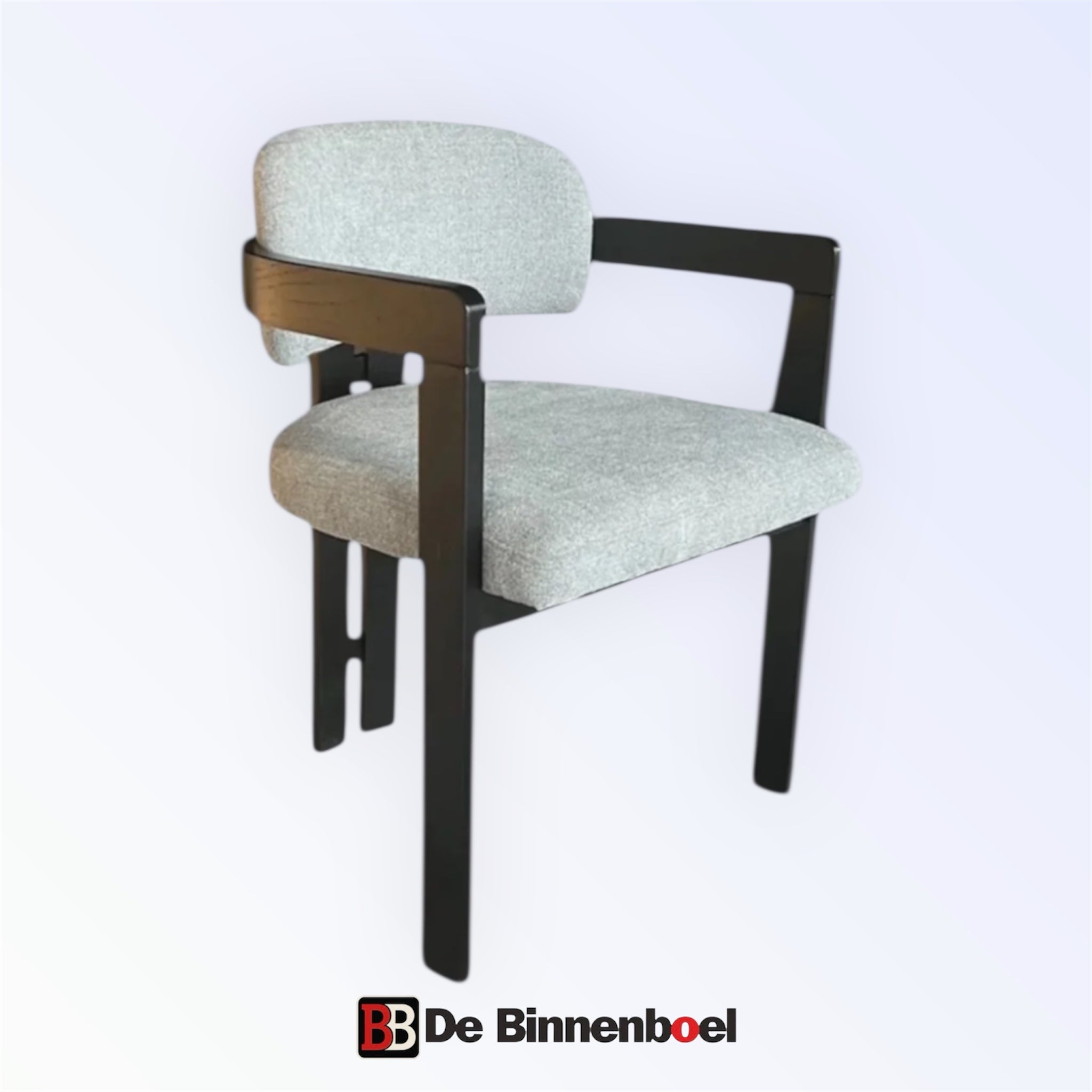 Eetkamerstoel Dubai japandi grijs