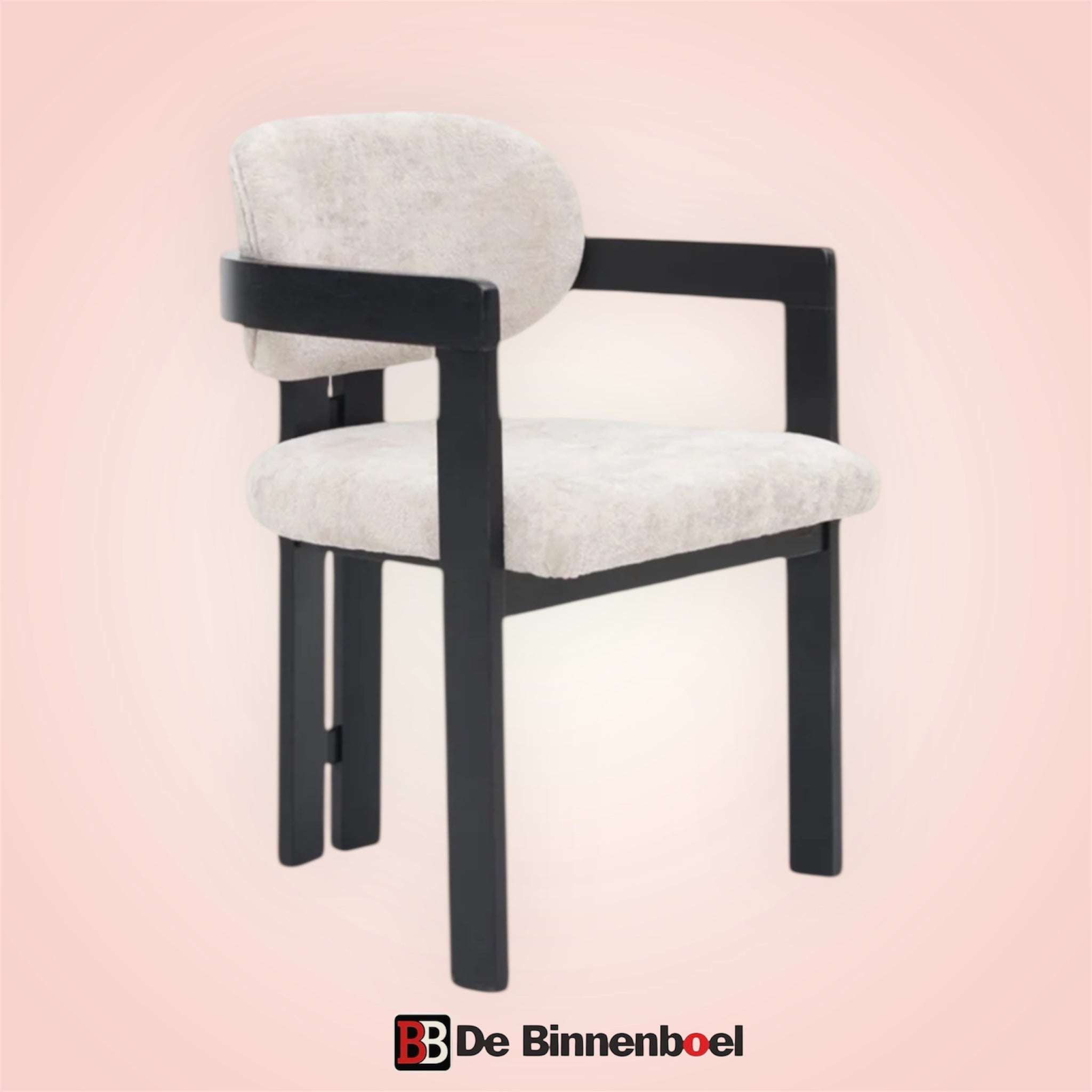 Eetkamerstoel Dubai japandi taupe