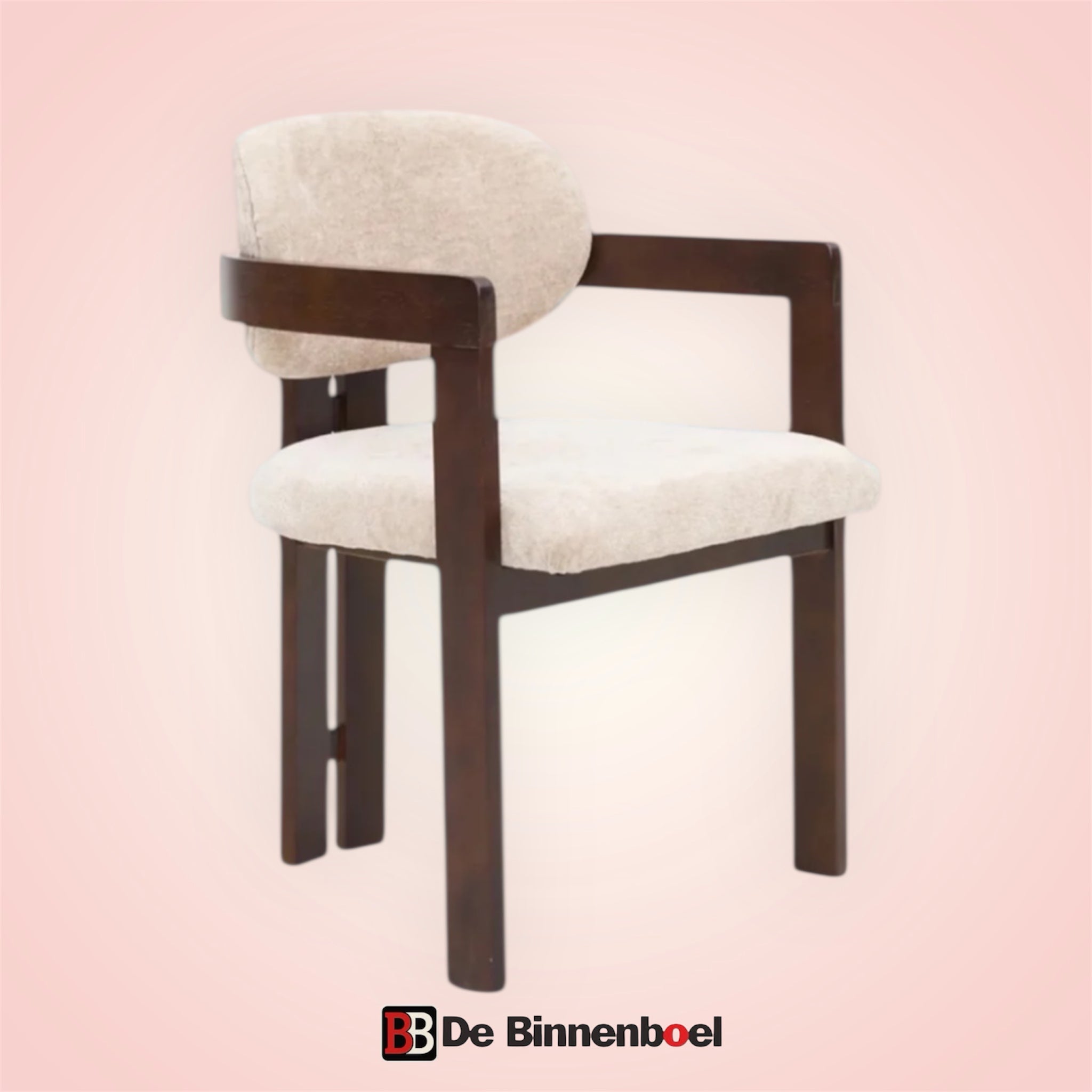 Eetkamerstoel Dubai japandi créme