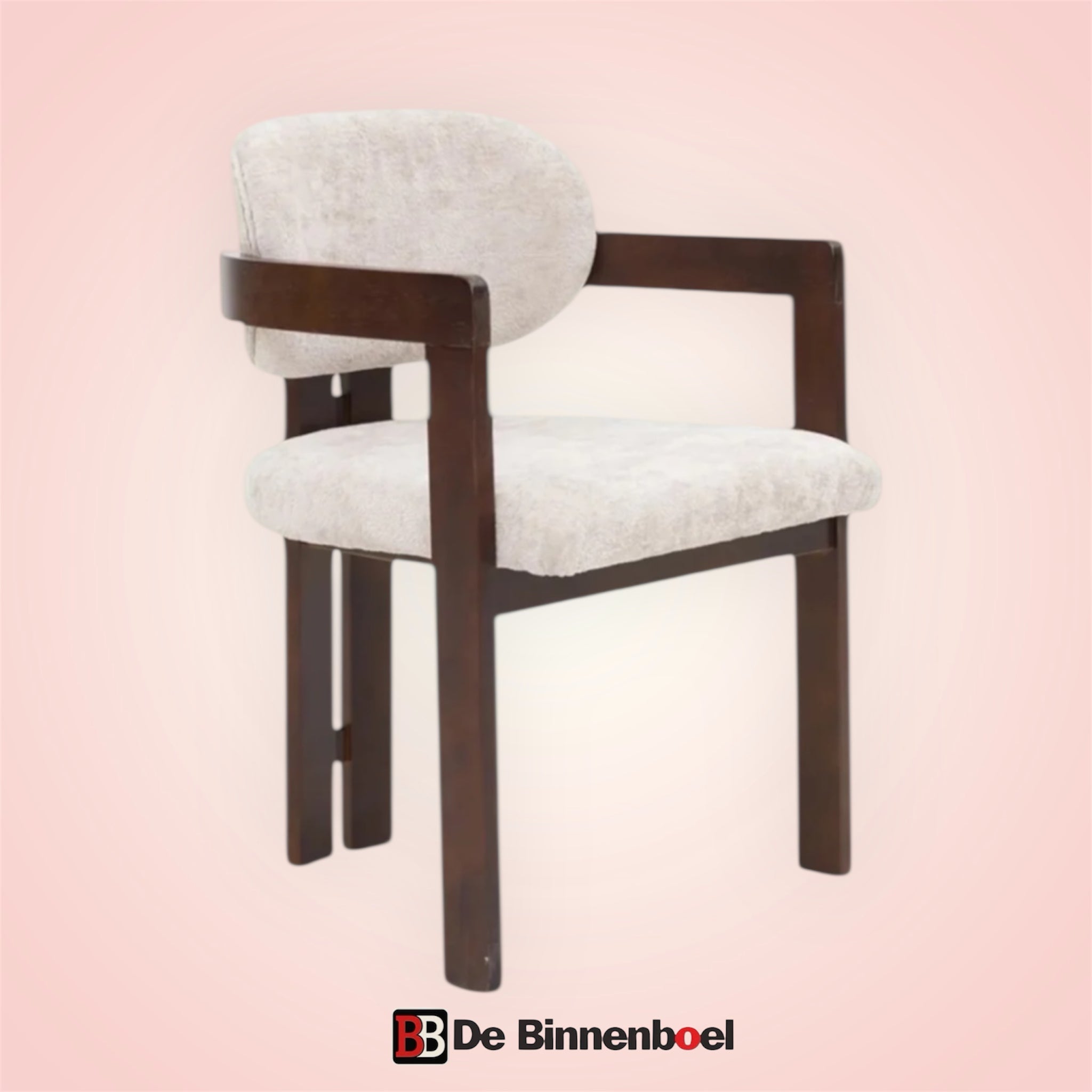 Eetkamerstoel Dubai japandi taupe