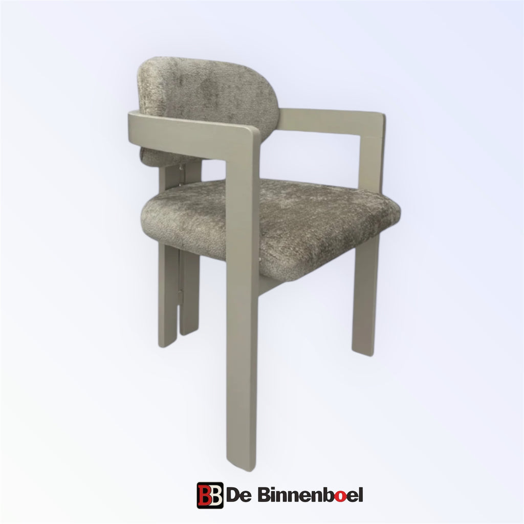 Eetkamerstoel Dubai japandi bruin