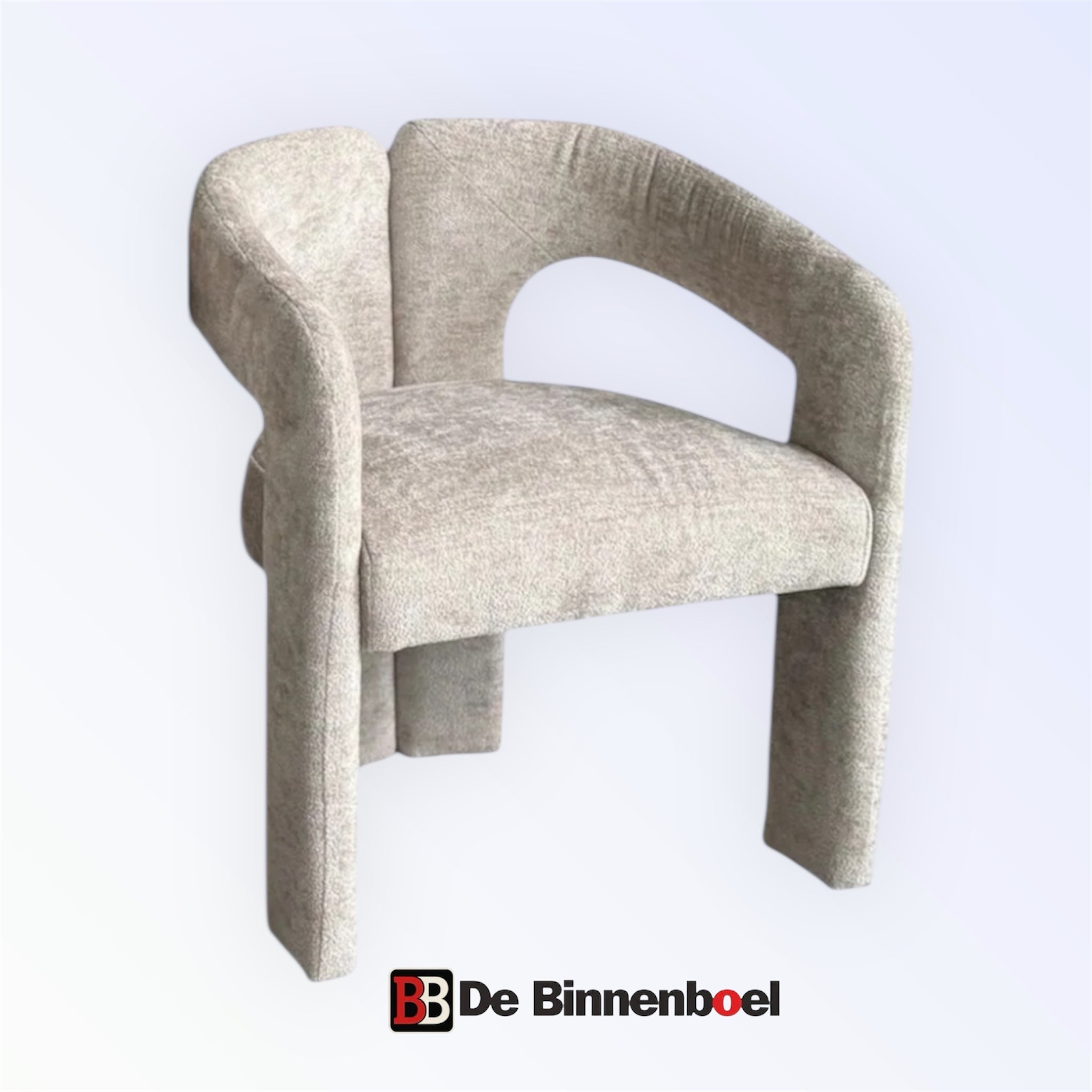 Eetkamerstoel Baroni japandi taupe