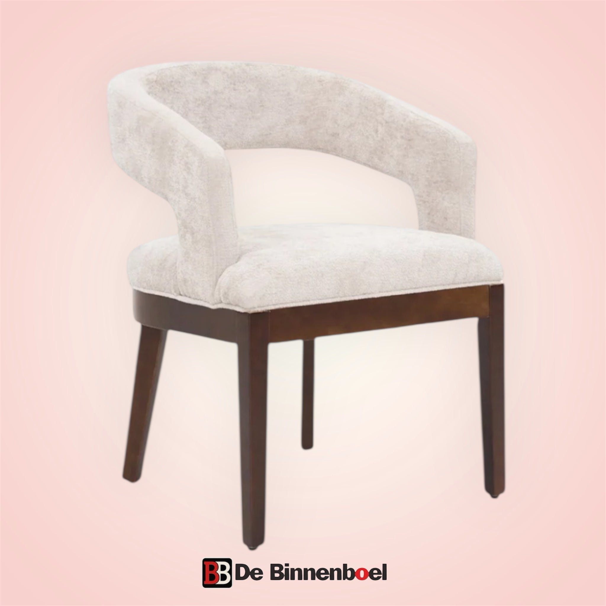 Eetkamerstoel Sindy japandi taupe