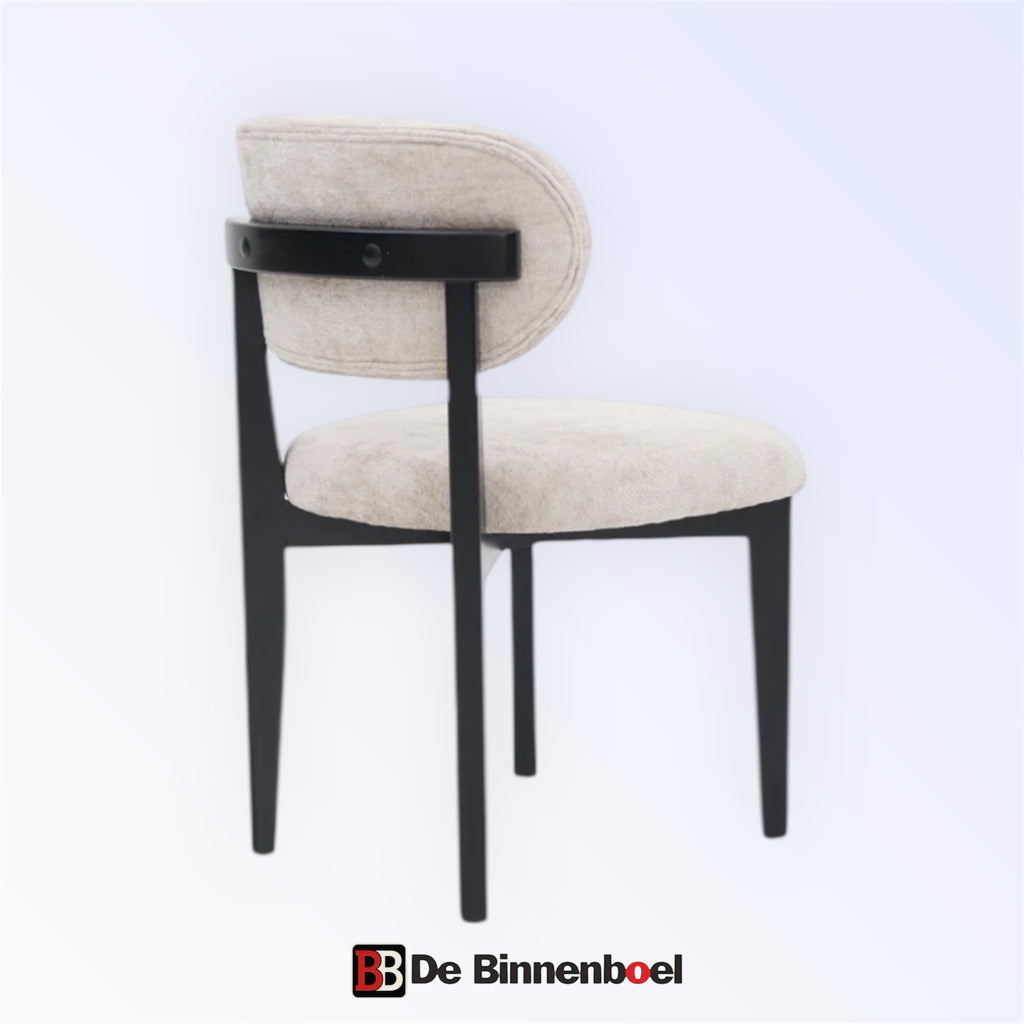 Eetkamerstoel Silla japandi taupe