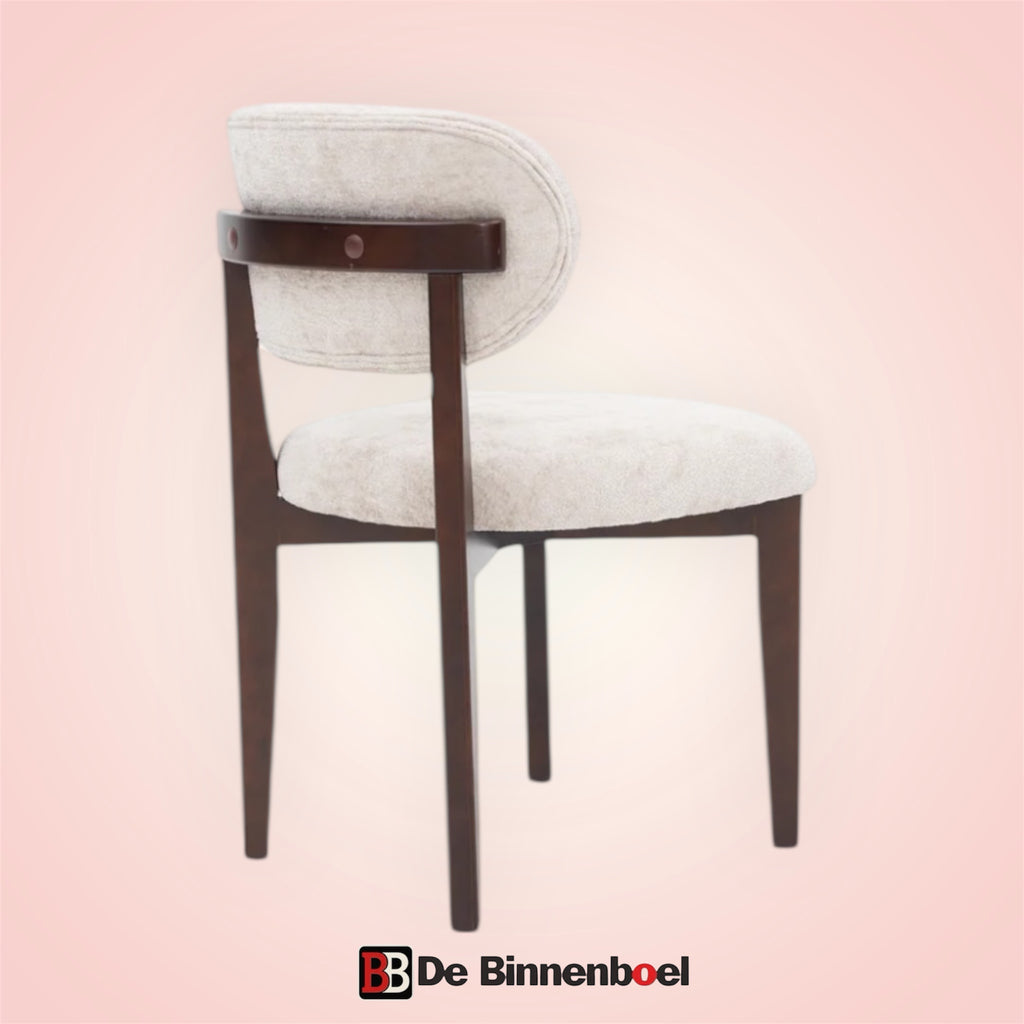 Eetkamerstoel Silla japandi taupe