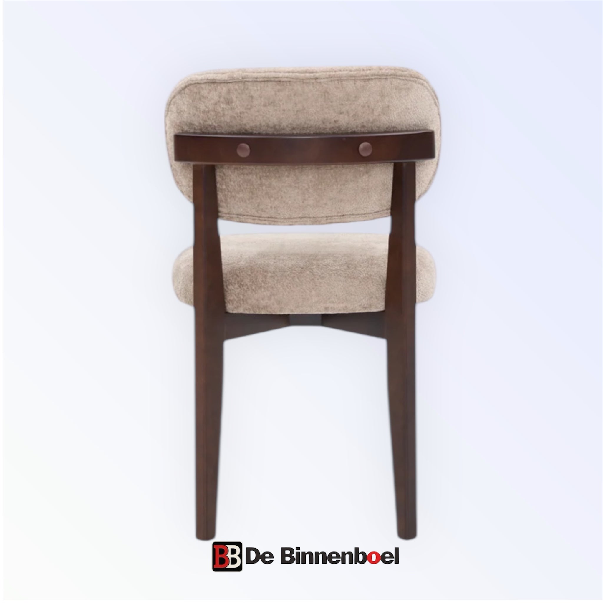 Eetkamerstoel Silla japandi bruin