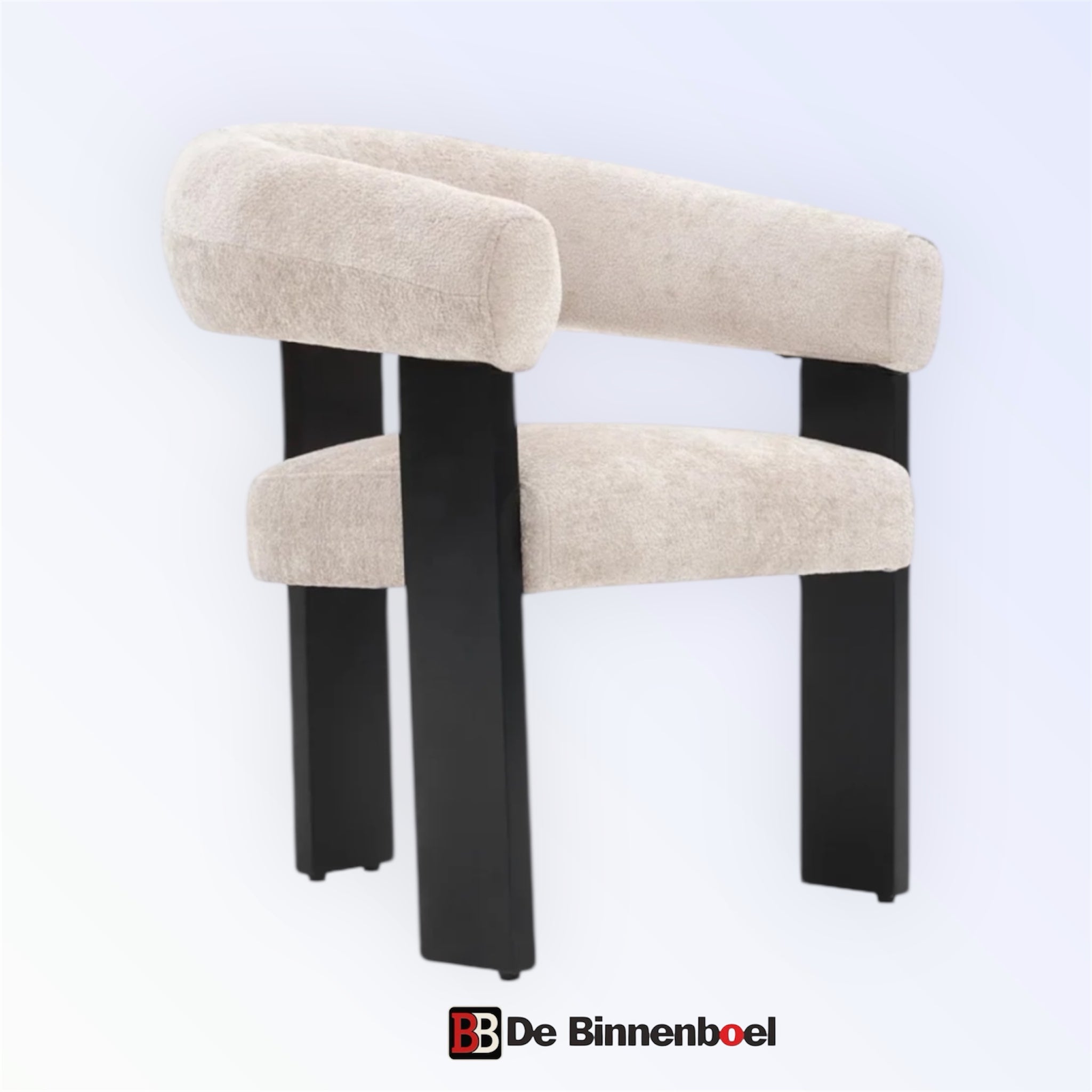 Eetkamerstoel Sara japandi taupe