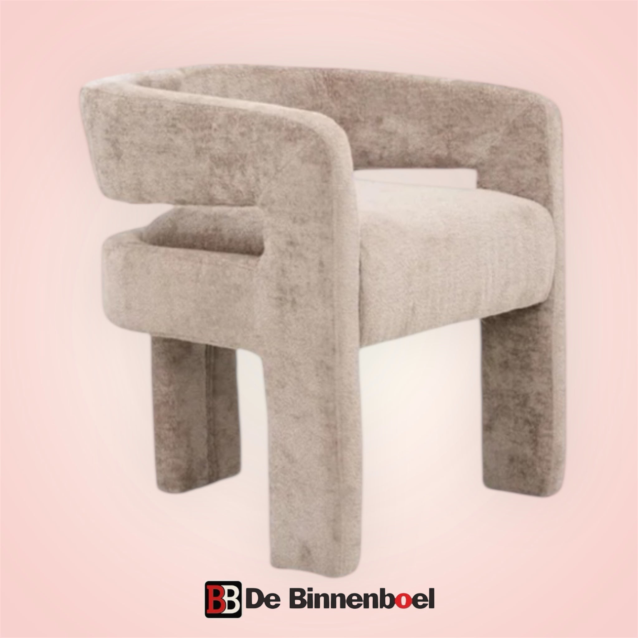 Eetkamerstoel Onix japandi bruin