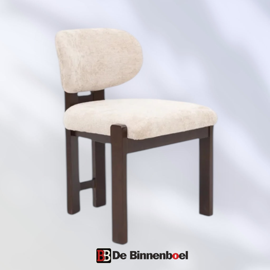 Eetkamerstoel Desirey japandi taupe