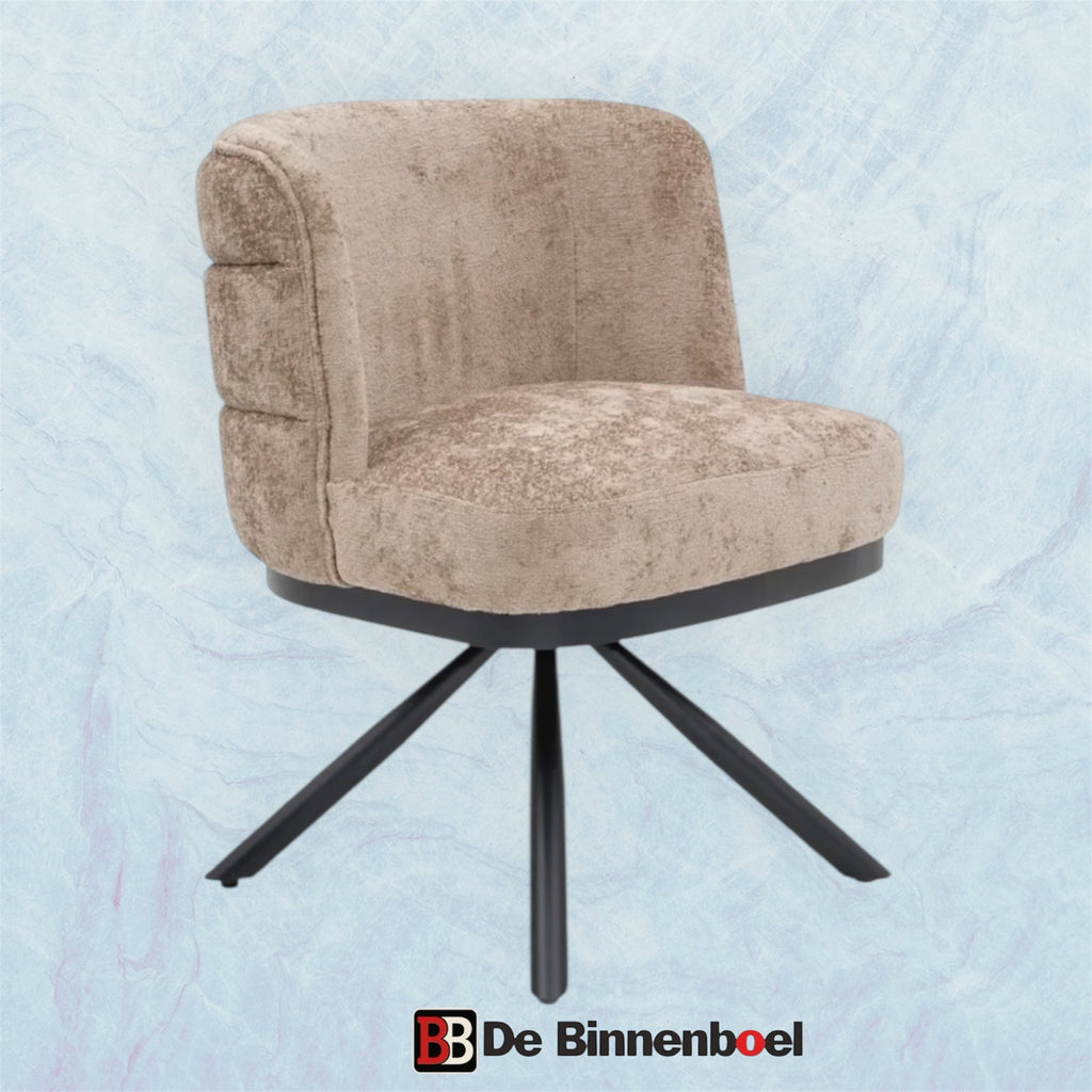 Eetkamerstoel Corfu bruin