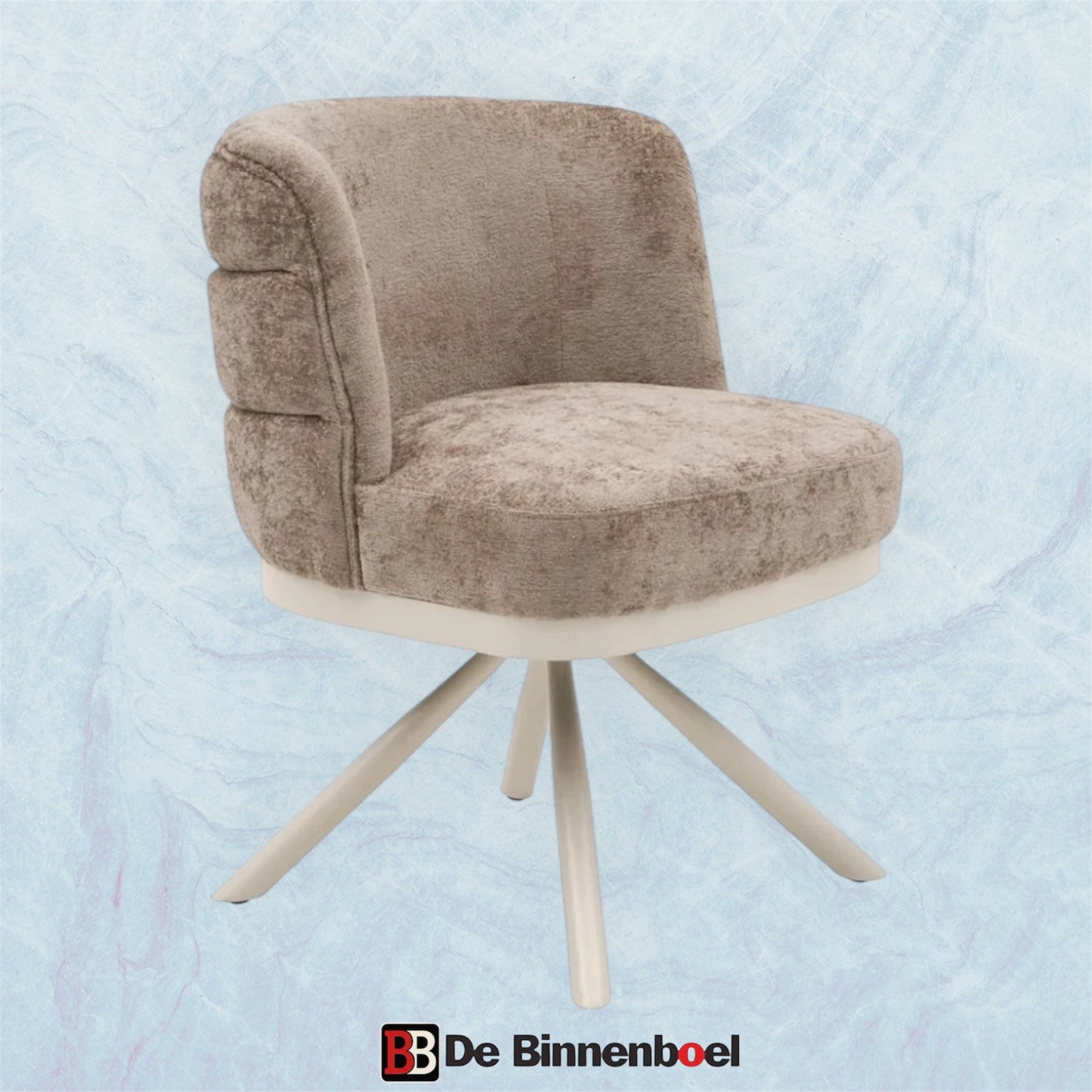 Eetkamerstoel Corfu bruin