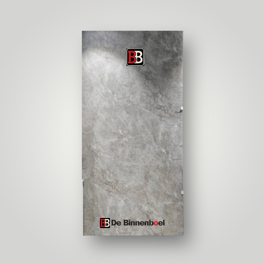 Oppio €70;PER PANEEL - 120x280x0,3 cm - PVC Wandpaneel MAT Marmerlook Taupe