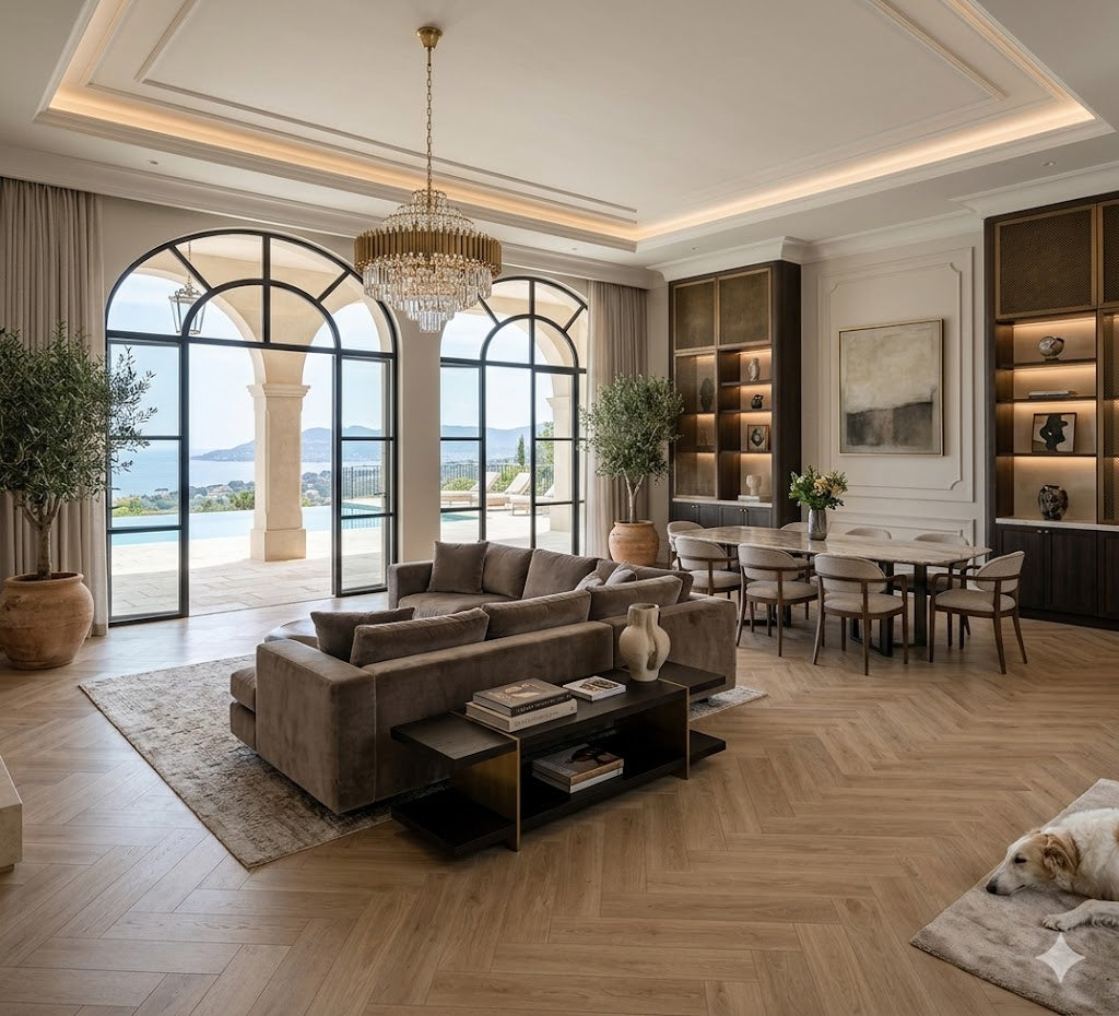 Calitex Visgraat Klik PVC Slate Oak WD-204-HB (All-in Deal)