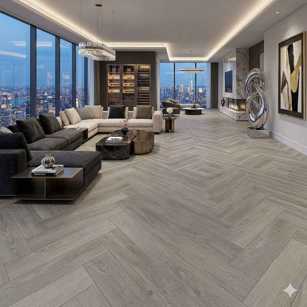 Calitex Visgraat Klik PVC Bosland Oak WD-205-HB (All-in Deal)