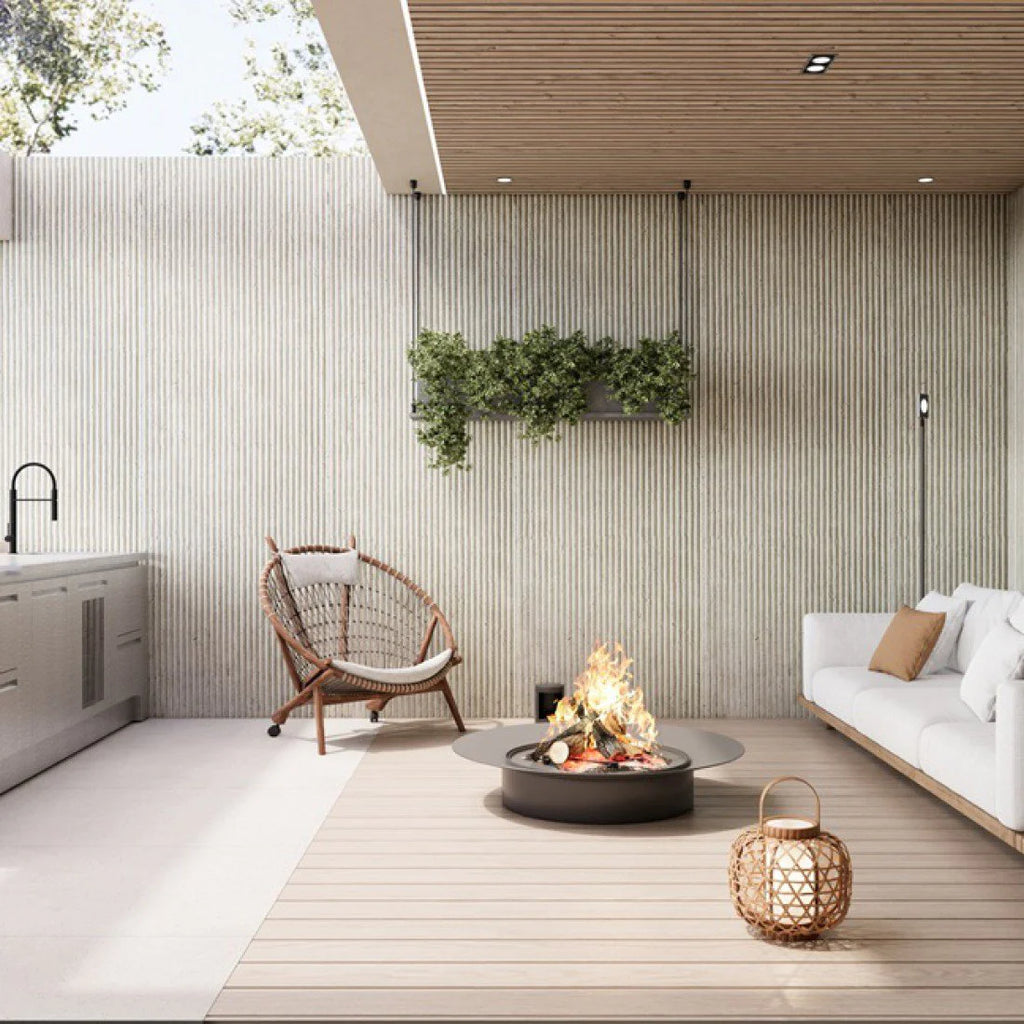 MUOZO - Roman Columns SAND 60x280 Flexibele Wandpanelen - Brandvertragend & Flexibel