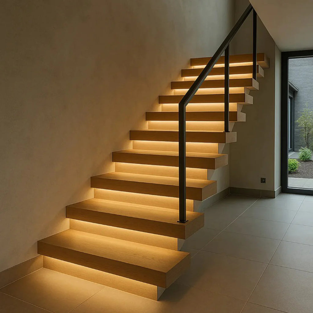 OPPIO LED Trapverlichting Set met Bewegingssensor - Helder/Warm Wit 3000K - Dimbaar - Tot 16 Treden