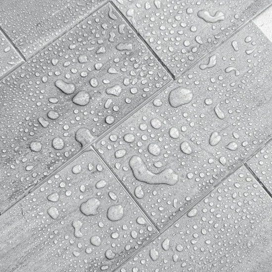 Oppio Beton Licht Grijs METRO - Zelfklevende Mozaïek 30.5x30.5x4 mm