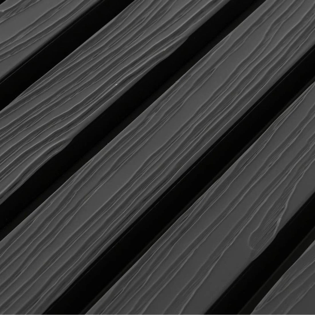 OPPIO BLACK+Zwart - Gevelbekleding – Composiet | 290 x 22 cm | Gevel | Tuin