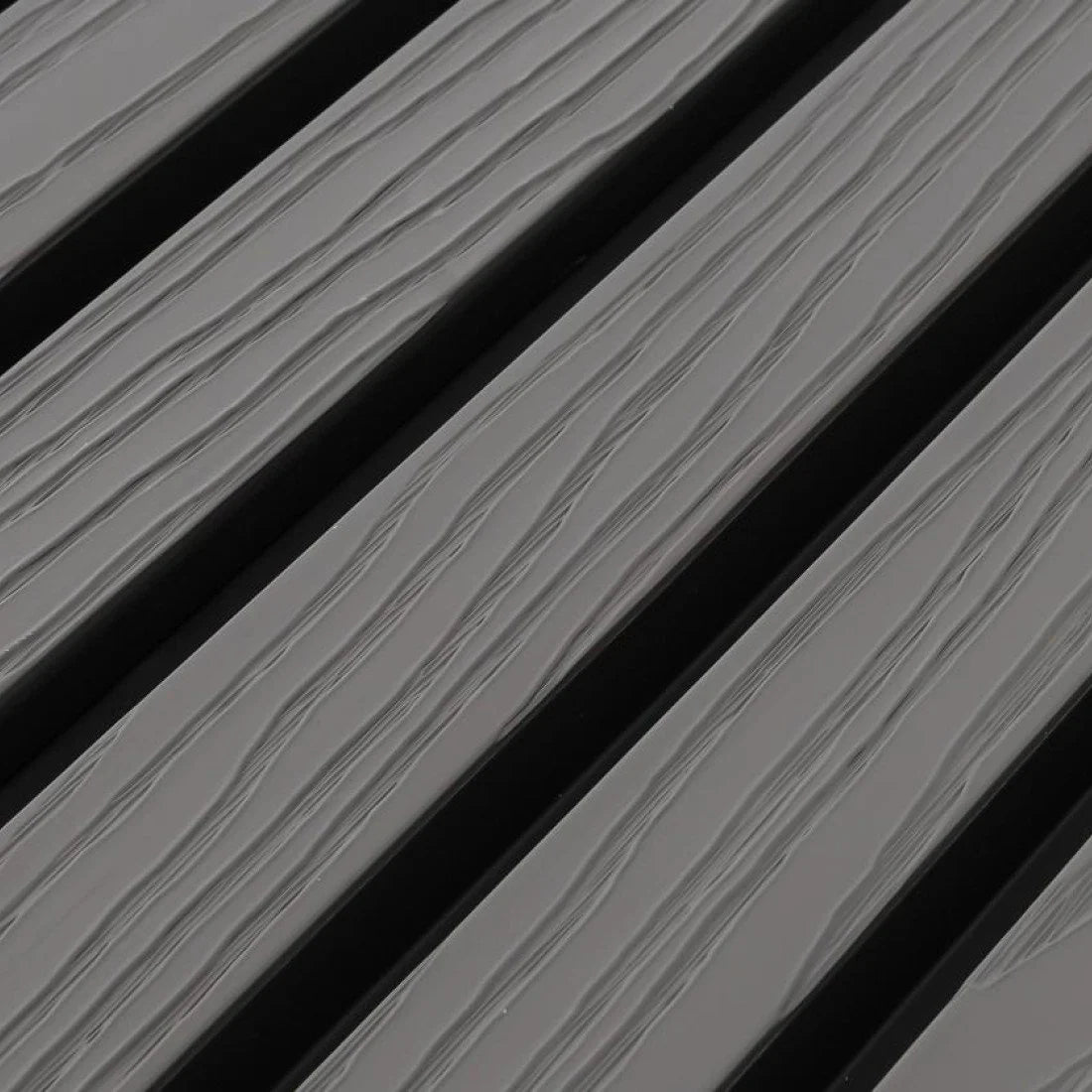 OPPIO SilverGrey +Zwart - Gevelbekleding – Composiet | 290 x 22 cm | Gevel | Tuin