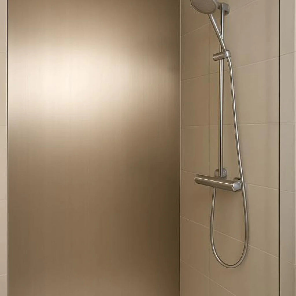 Oppio 120x280x0.5 cm - Metaal Wandpaneel RVS ZENITH