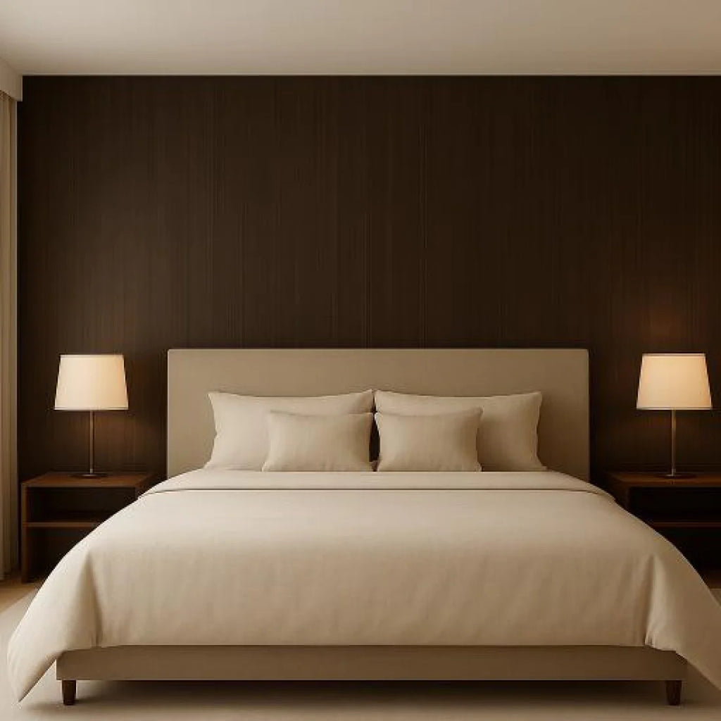 Oppio 120x280x0.5 cm - Houten Wandpaneel GRAPHITE GRAIN